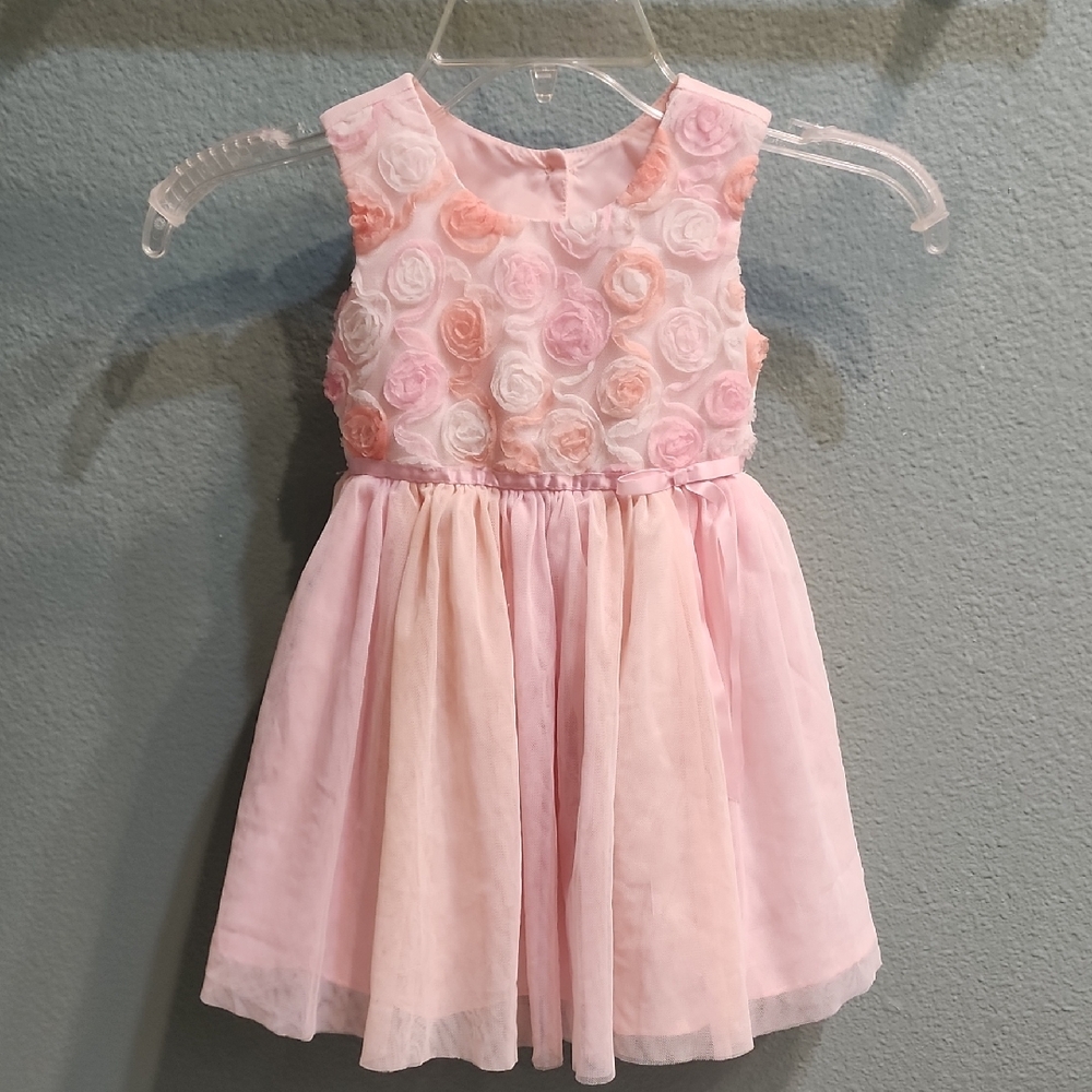 Jona Michelle Floral Dress Pink Size 2T